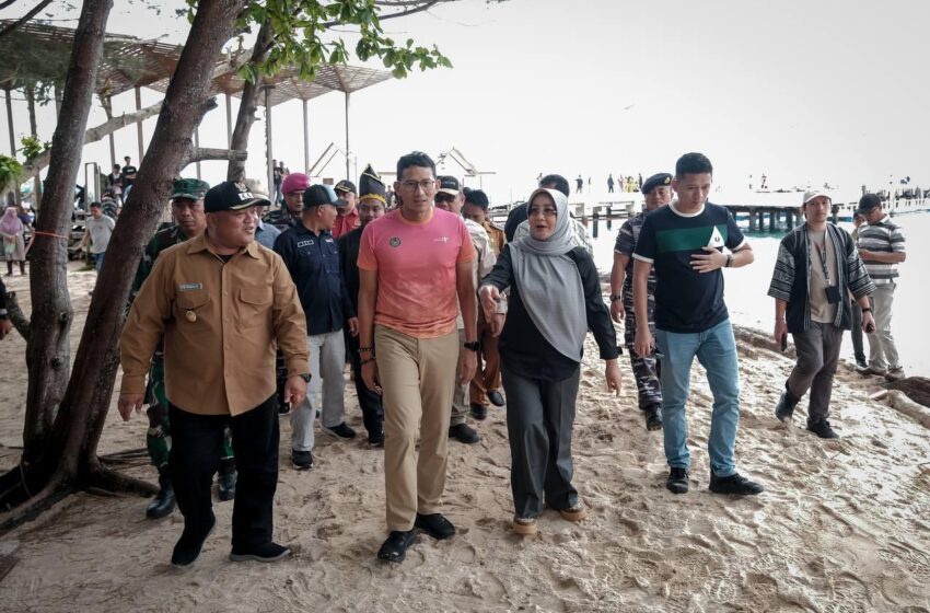 Bupati Minta Tolong  Menparekraf Atasi Abrasi Derawan 