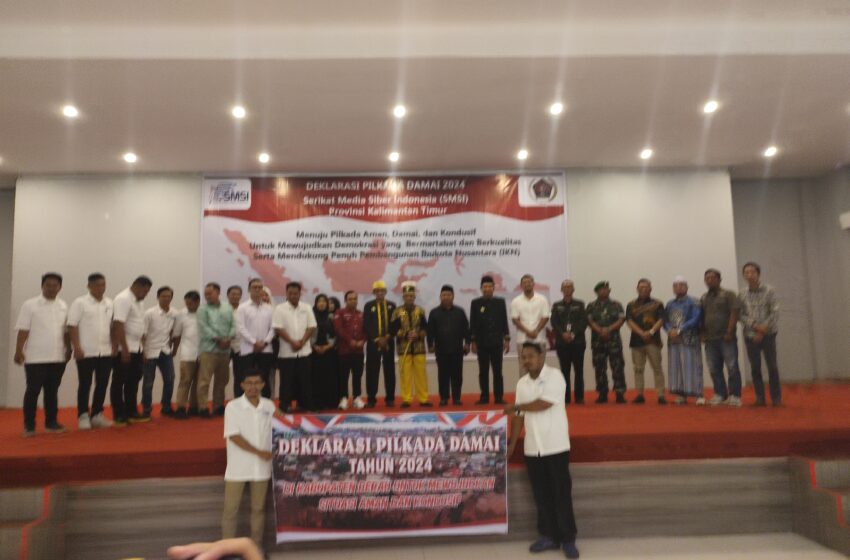 Komitmen SMSI Berau, Jaga Pilkada Berau Aman