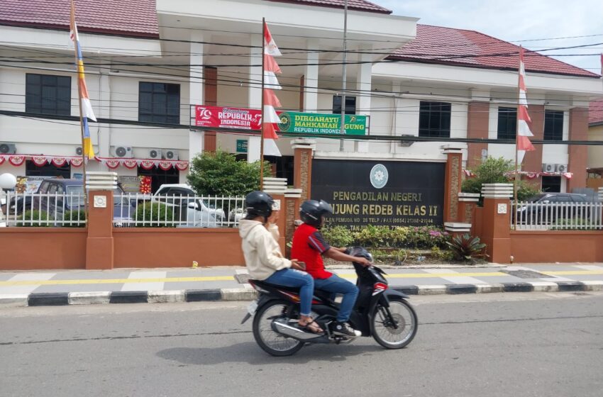 Terjerat Kasus, 4 Hakim PN Tanjung Redeb Dihukum MA  : Satu Hakim Dihukum Non Palu 1 Tahun