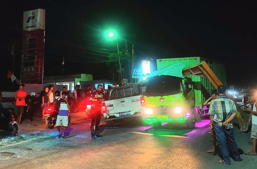 Portal Bujangga Ambruk Lagi Ditabrak Truk, Dishub Tindak dan Minta Diperbaiki