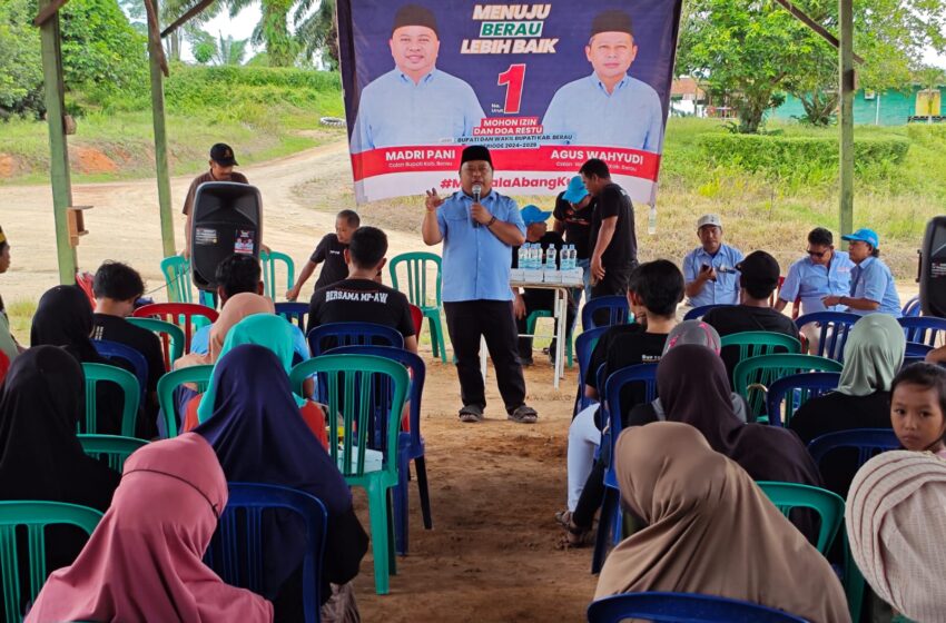 Paslon MP-AW Kampanye di Kecamatan Segah, Paparkan 24 Program Pro Rakyat