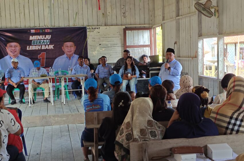 Bawa Program Pro Rakyat MP-AW Orasi Politik di Long Lanuk