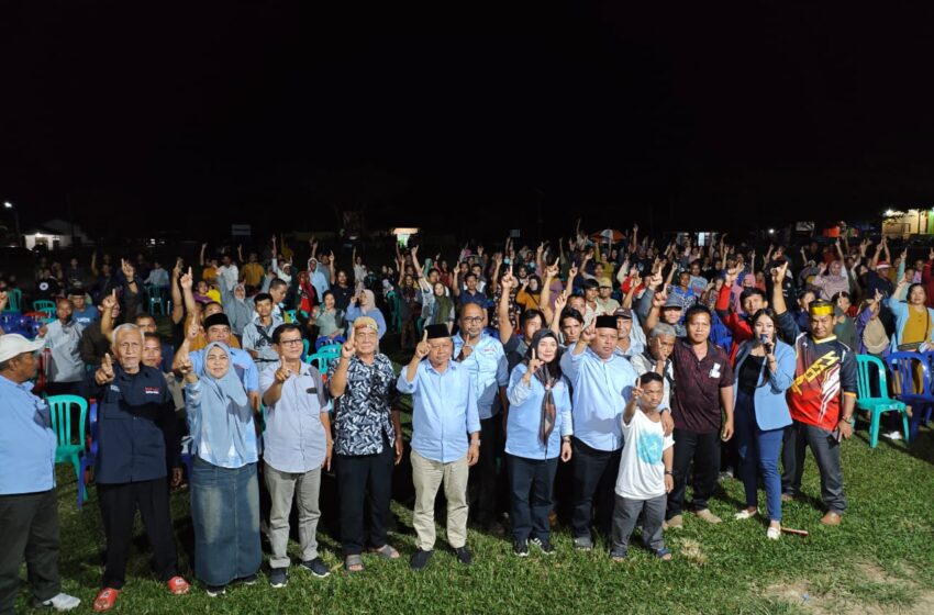 Kampanye MP-AW di Merapun: Komitmen Sejahterakan Masyarakat dengan Program Pro-Rakyat