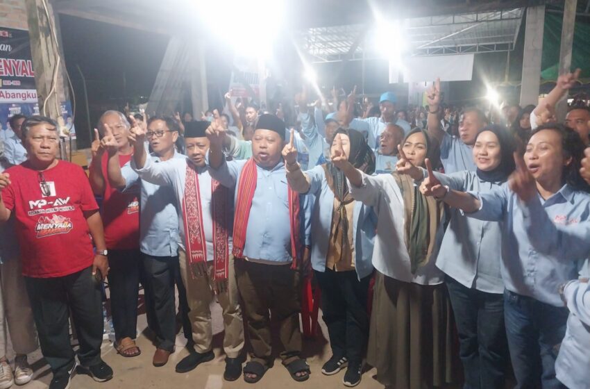 Kampanye di Paribau, MP-AW Siap Bangun Berau dalam Semangat Perbedaan