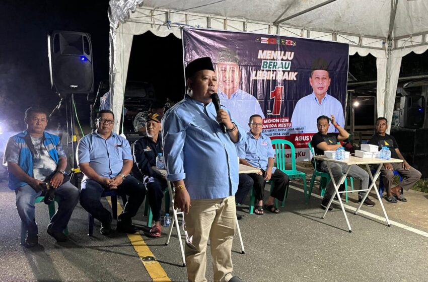 Kampanye di Samburakat, MP-AW Siap Bangun Berau dari Pinggir