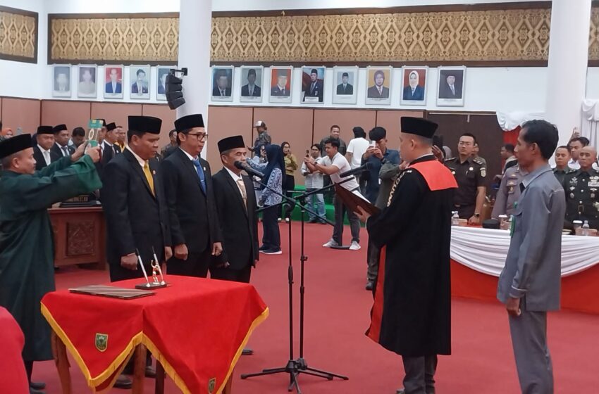 Dedy Okto Resmi Jadi Ketua DPRD Berau Periode 2024-2029