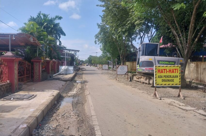 Peningkatan Drainase Jalan Mawar Hingga Cempaka Rp 15,2 miliar