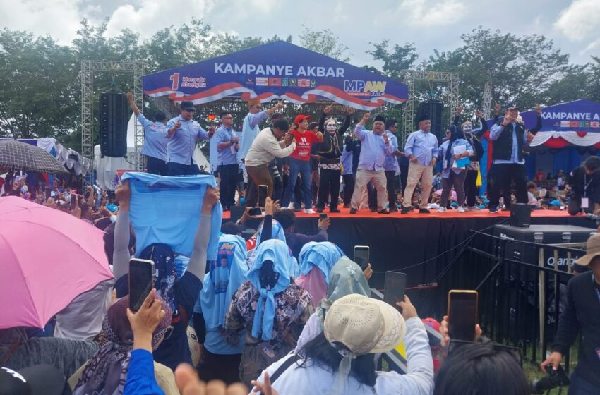 Gelar Kampanye Akbar, MP-AW Siap Wujudkan Berau Lebih Baik