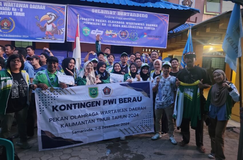 Raih Lima Emas, Berau Juara Umum Porwada II Kaltim: Sekkab Beri Apresiasi
