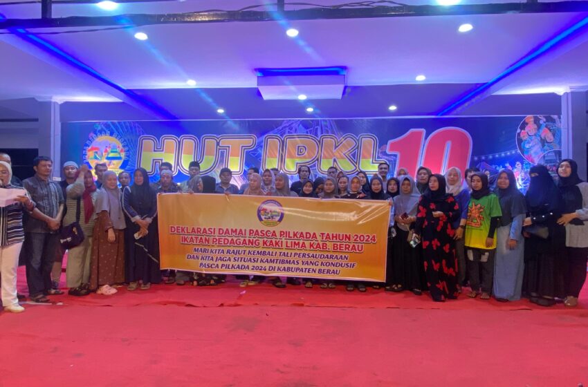IPKL GOR Pemuda Tanjung Redeb Deklarasi Damai Pasca Pilkada 2024