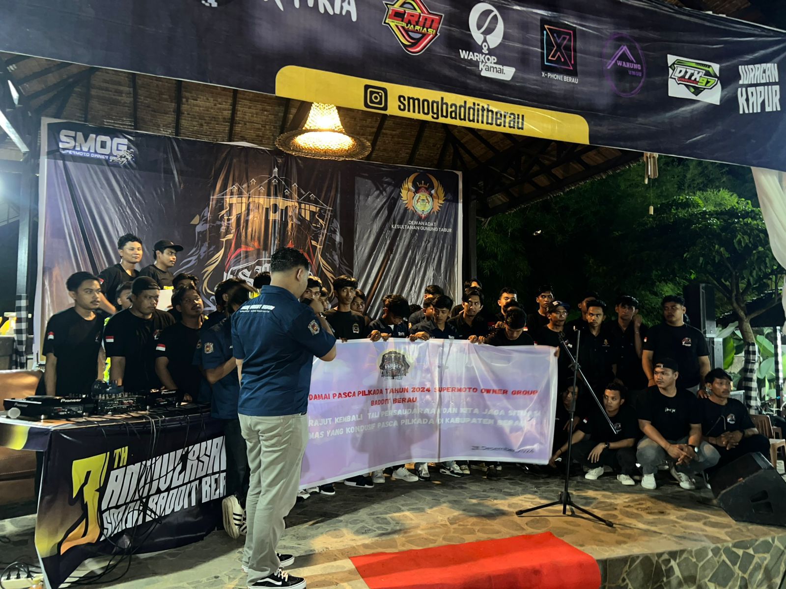 SMOG Baddit Berau Dukung Kondusifitas Pasca Pilkada Berau 2024