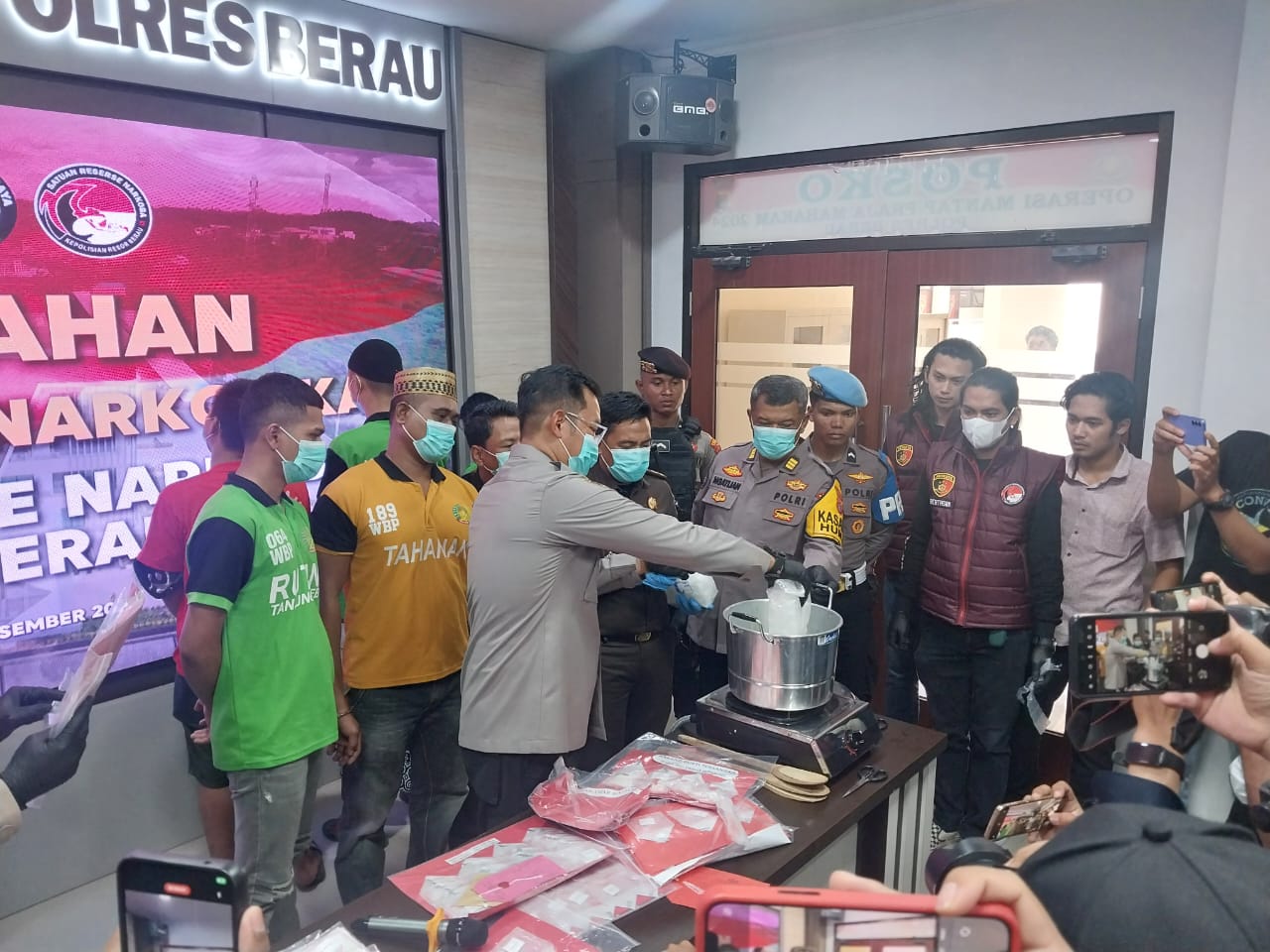 121 Kasus Narkoba Ditangani Selama 2024, 2,8 Kg Sabu Dimusnahkan di Akhir Tahun