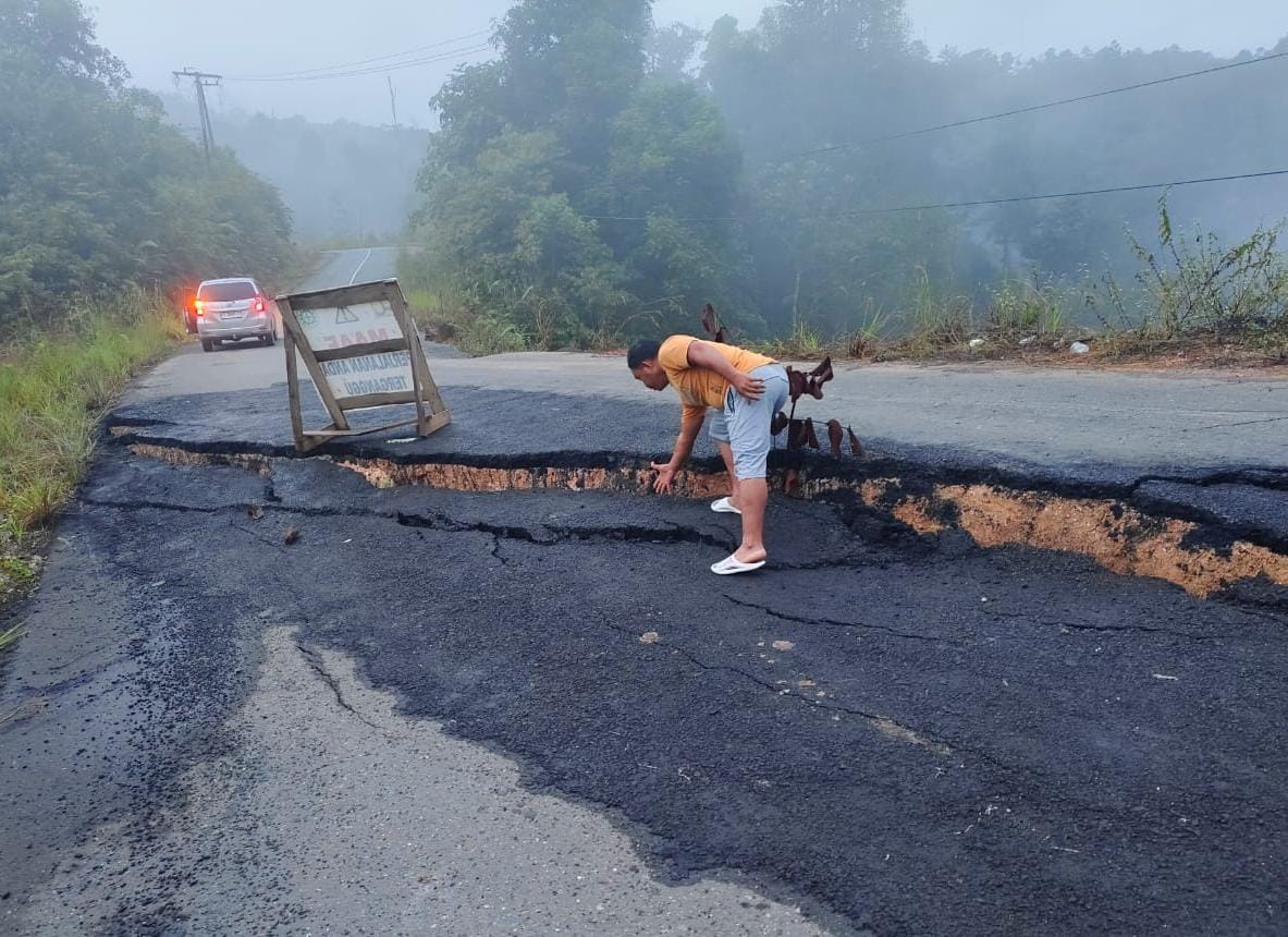 Jalan Pegat Bukur Rusak Parah, Anggaran Belum Tersedia: TRC Siap Dikerahkan