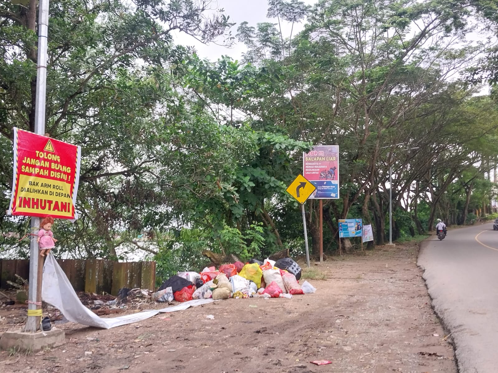 Armroll Geser ke Inhutani, Sampah ‘Stay’ di Pulau Sambit: DLHK Keluarkan Larangan