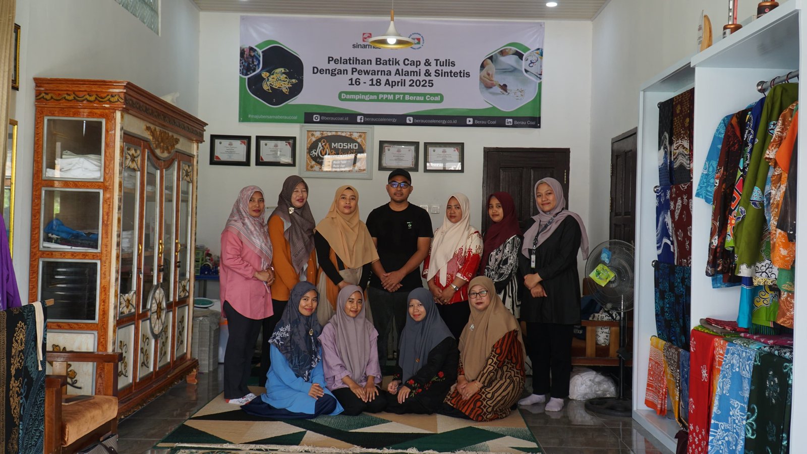 Berau Coal Dorong Batik Lokal Mendunia