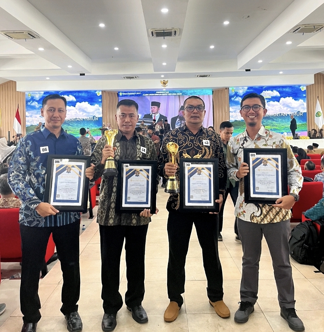 Berau Coal Raih Dua Proper Emas dan Dua Proper Hijau Kaltim