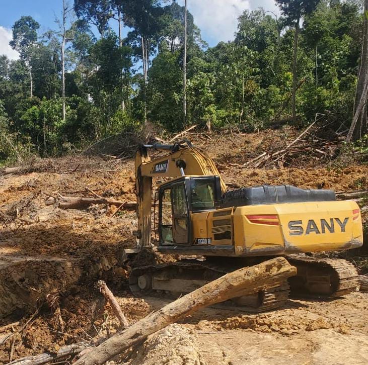Tim Patroli Gabungan Temukan Aktivitas Ilegal,Tiga Excavator Disita