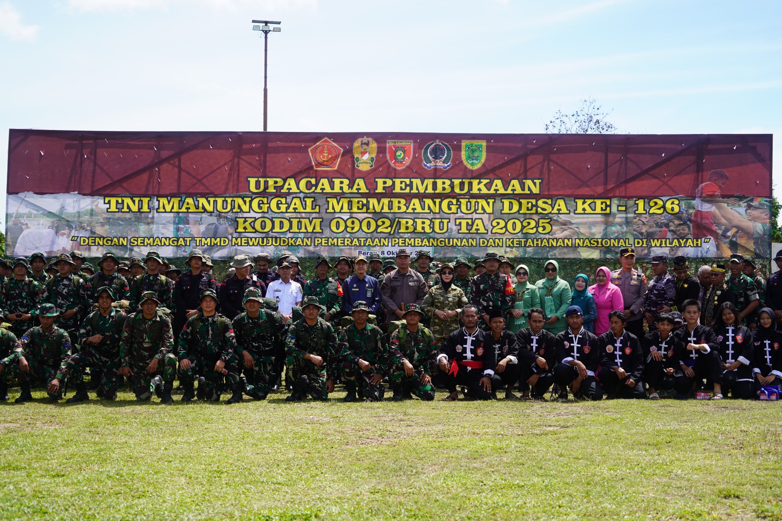 TMMD 126 di Berau, Sinergi Membangun Bumi Batiwakkal