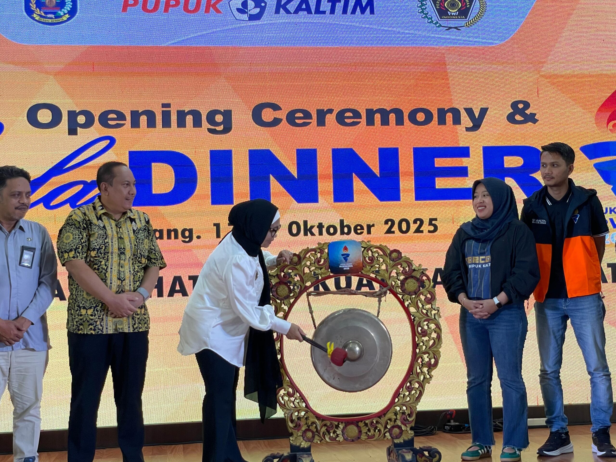 Porwada 2025 di Bontang Resmi Dibuka, PWI Berau Dorong Solidaritas dan Integritas Pers Kaltim