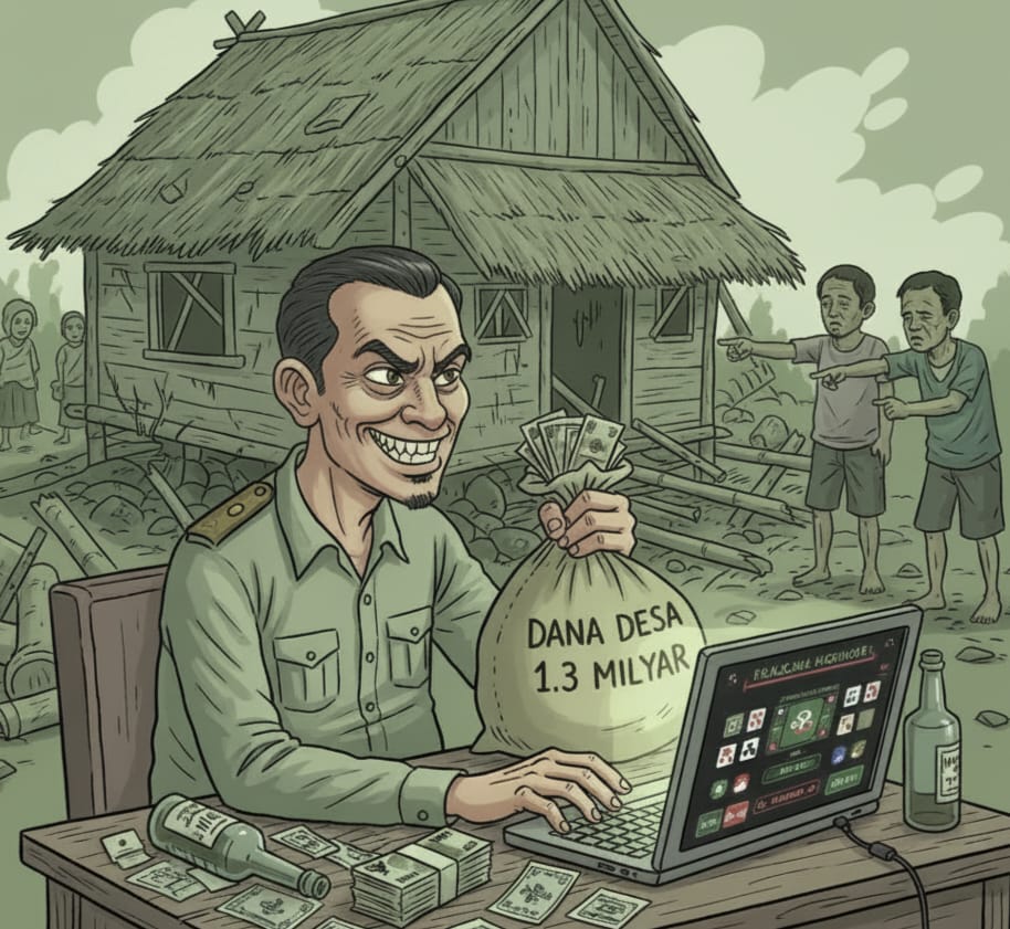 Dana Pembangunan Kampung Biatan Lempake Diduga Digunakan Sekdes untuk Trading Saham dan Judi Online