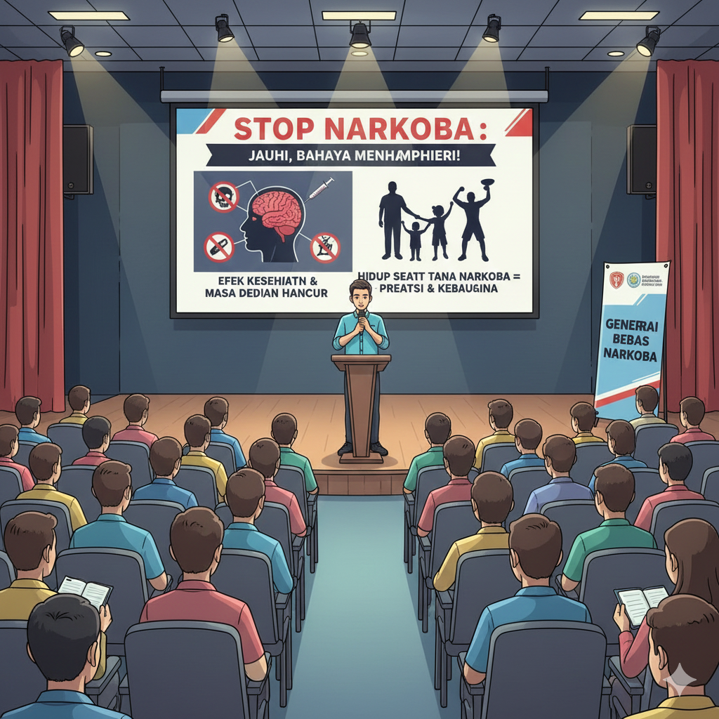 Dukung Dinkes Berau Cegah Penyalahgunaan Narkoba Lewat Edukasi