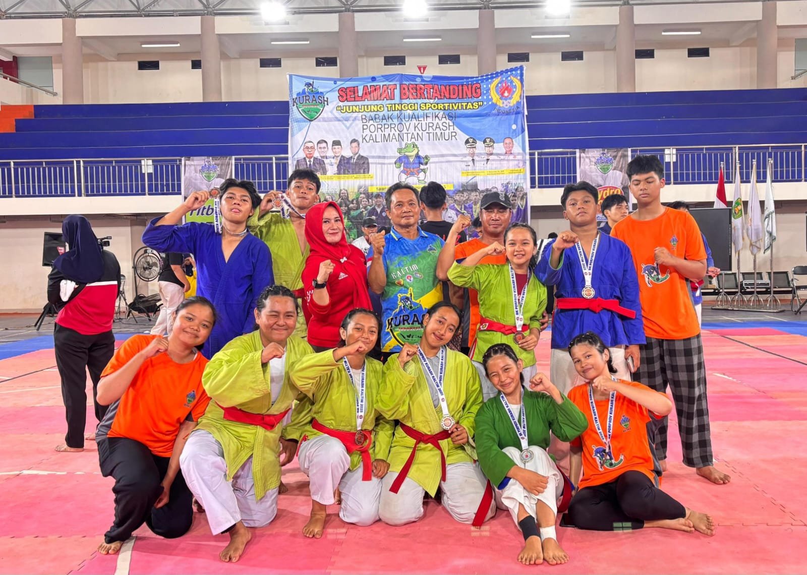 Meski Kurang Populer, Cabor Kurash Berau Raih Juara 4 Umum dan Lolos ke Porprov 2026