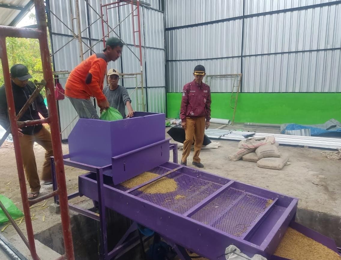 Usulkan Pengadaan Mesin Pengering Padi untuk Kampung Labanan Jaya