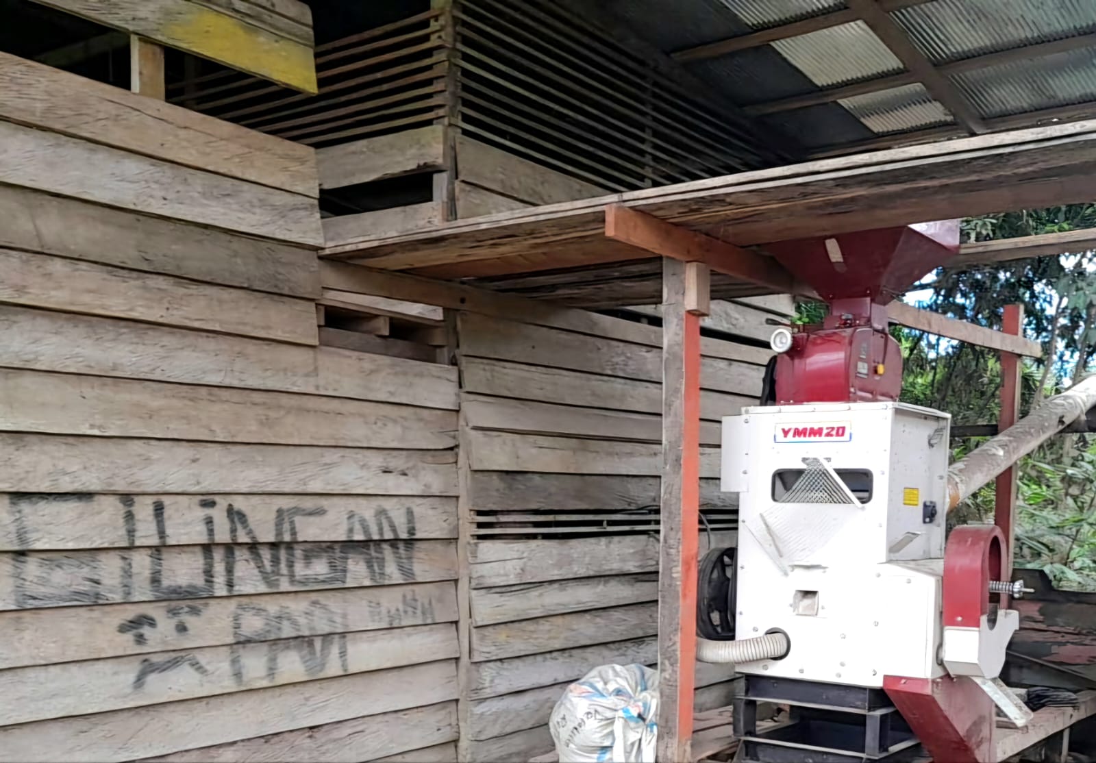Dinas Pangan Kucurkan Rp200 Juta, Bangun Rumah Gilingan Padi Permanen di Semurut