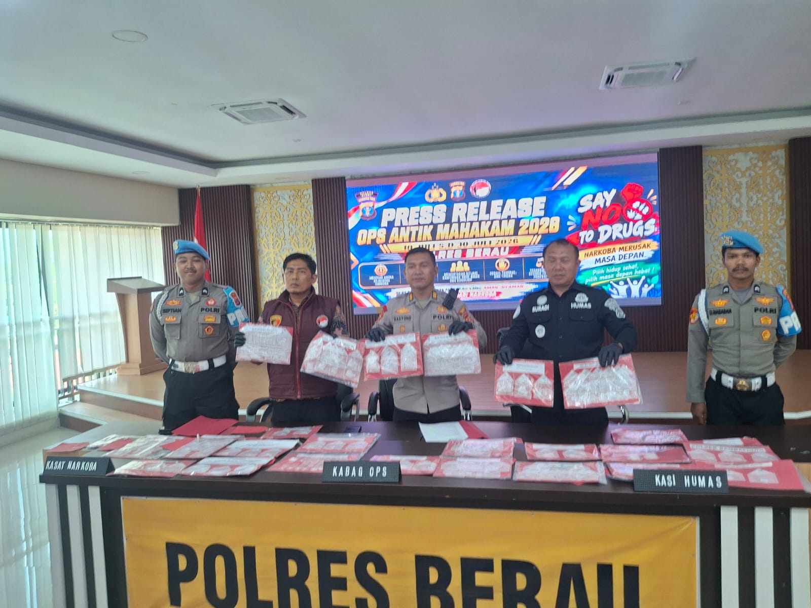 20 Hari Operasi Antik Mahakam: 320 Gram Sabu Disita, 1 Oknum PNS Ikut Terjaring