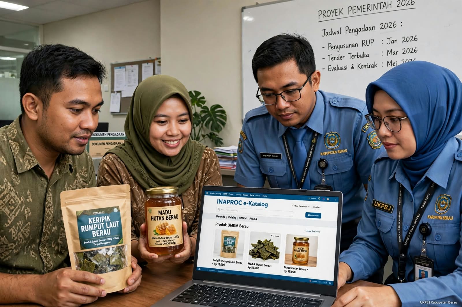 UKPBJ Berau Ajak UMKM Lokal Berburu Proyek Pemerintah Lewat e-Katalog INAPROC